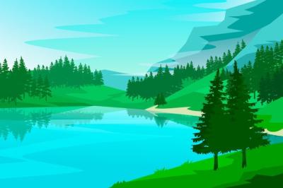 Natural Landscape Background Concept – Free Download