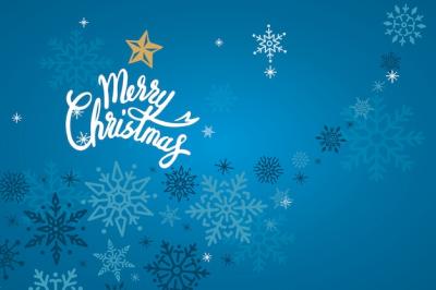 Merry Christmas Holiday Design Background Vector – Free Download