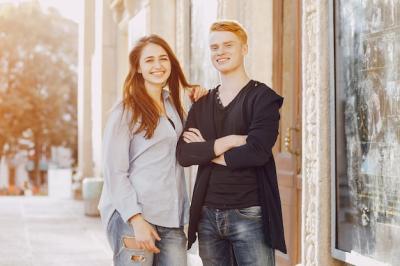 Couple in a City – Free Stock Photo, Download for Free