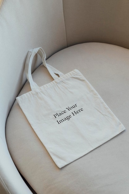 A White Shopper Bag with Custom Design – Free Stock Photo for Download