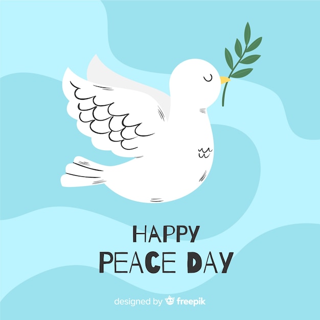 Hand Drawn Peace Day Dove – Free Stock Photo, Download for Free