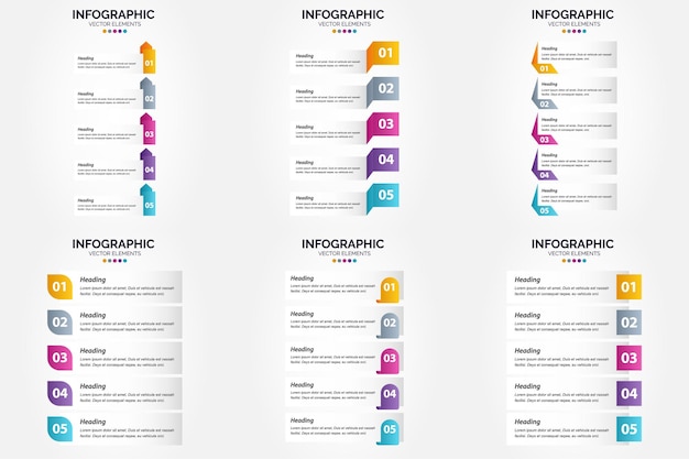 Perfect Vector Infographics Set for Advertising Your Business – Free Download