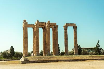 Ancient Greek Temple of Zeus in Athens – Free to Download