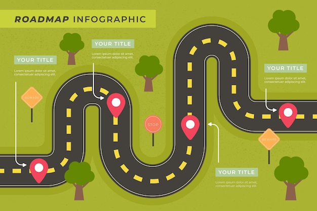 Roadmap Infographic Template – Free Download