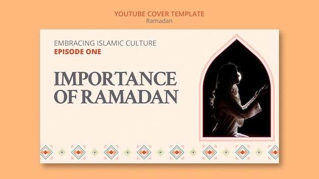 Ramadan Celebration YouTube Cover Template – Free Download