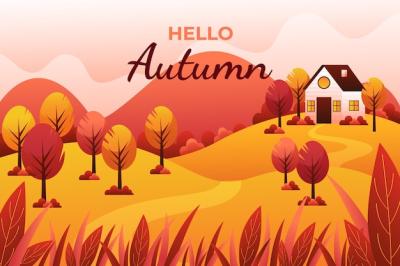 Gradient Autumn Background – Free Download for Stunning Visuals