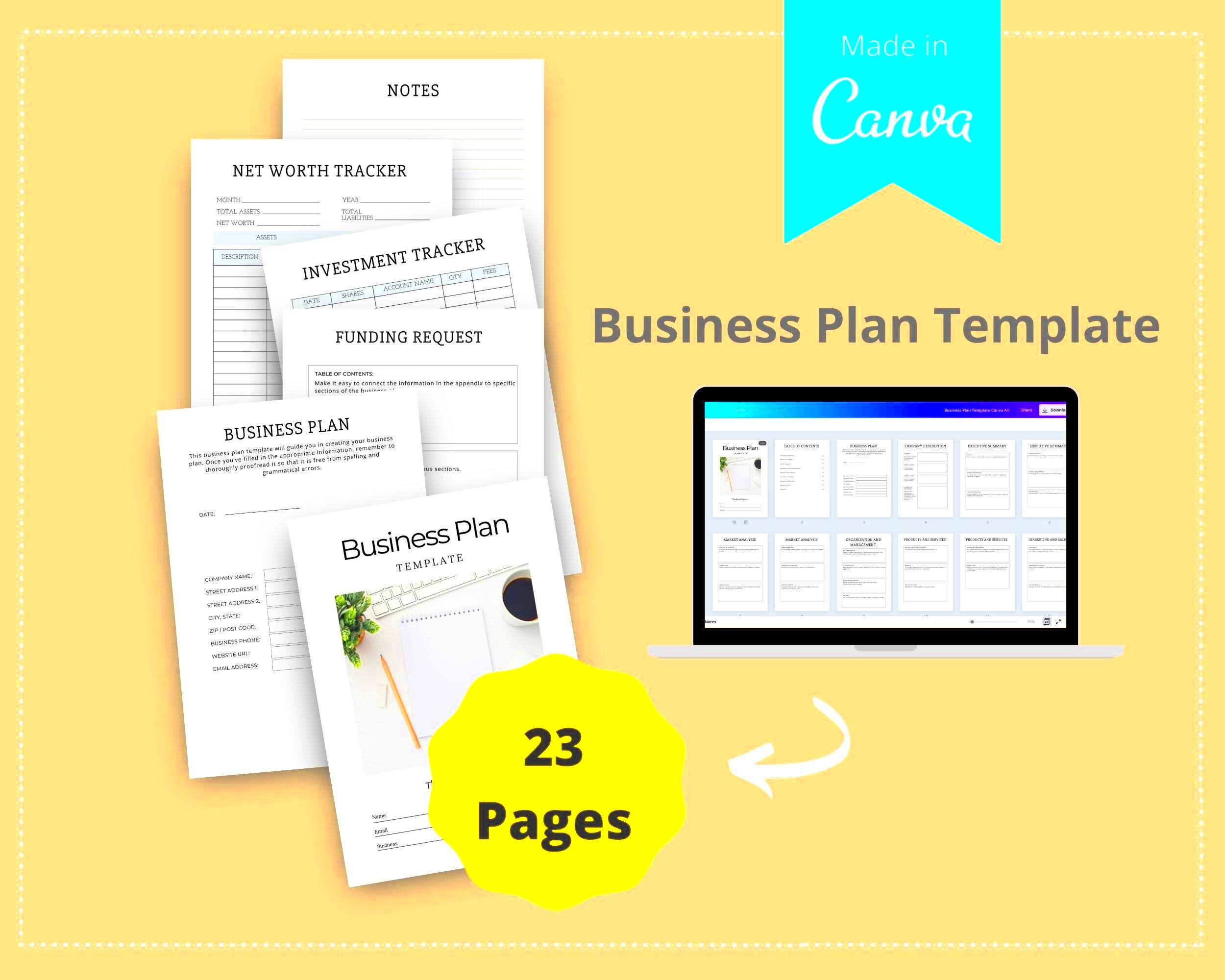 Canva Business Plan Template