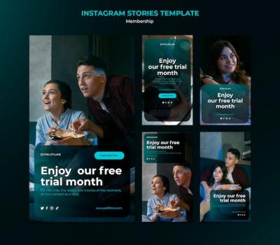 Creative Membership Instagram Stories – Free Download