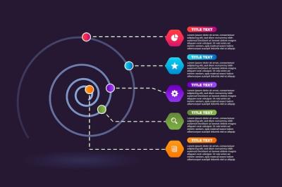 Colorful Spiral Infographic Concept – Free Download for Stunning Visuals