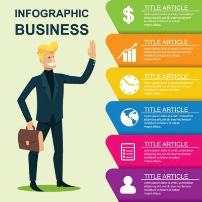 Business Infographic Template for Effective Presentations – Free Download