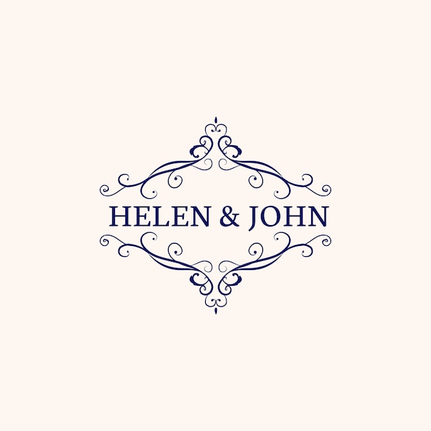 Wedding Invitation Emblem – Free Download, Free Stock Photo