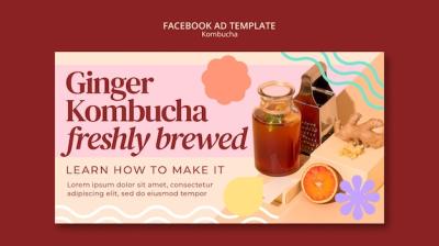 Kombucha Template Design – Free Download, Free Stock Photo