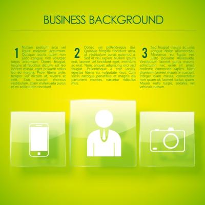 Bright Green Business Background for Presentations – Free Download