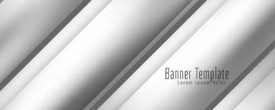 Elegant Modern Geometric Banner Template – Free Download