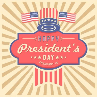 Colorful Vintage President’s Day Vector Template – Free Download