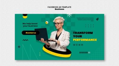 Flat Design Business Template for Professional Use – Free Download