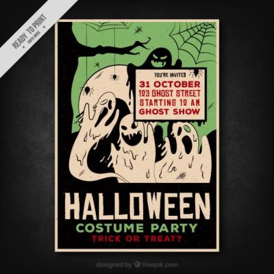 Halloween Costume Party Poster – Free Download