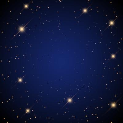 Starry Background with Glowing Stars – Free Download