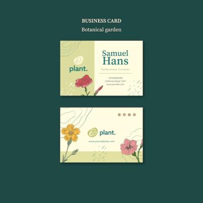 Botanical Garden Business Card Template – Free Download