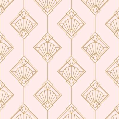 Elegant Art Deco Wallpaper in Flat Design – Free Download