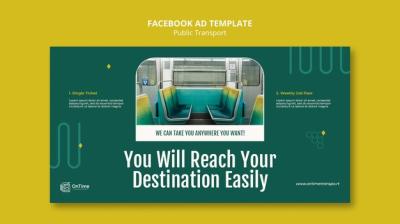 Public Transport Facebook Template – Free Download