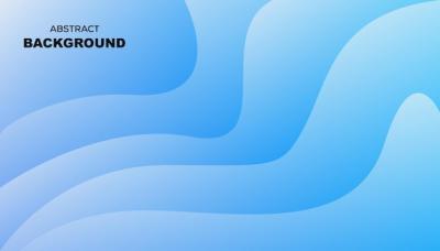 Modern Blue Wave Background Banner – Free Download