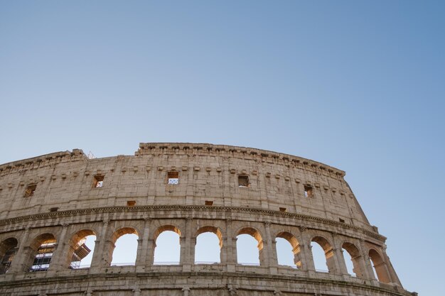 Low Angle View of Historical Building Against Clear Sky – Free Stock Photo Download