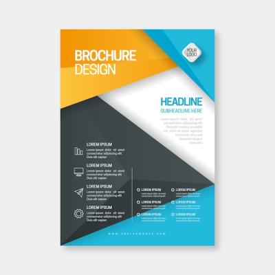 Abstract Business Brochure Template – Free Download