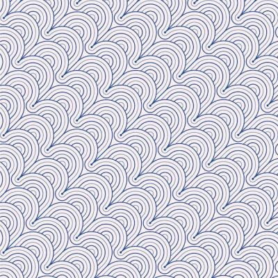 Japanese Wave Pattern – Flat Design Vector Template for Free Download