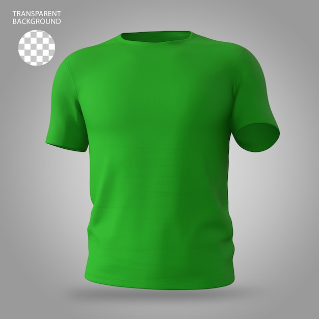 3D Rendered Illustration of a Male T-Shirt – Free Download