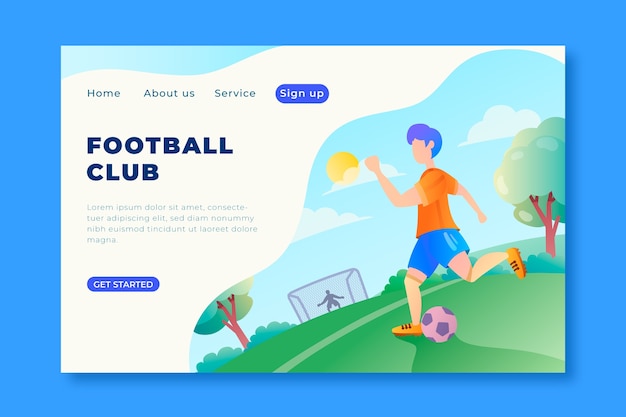 Outdoor Sport Landing Page Template – Free to Download