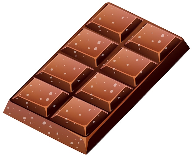 Delicious Chocolate Bar Illustration – Free to Download