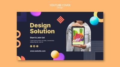 Flat Design Graphic Design Template – Free Download