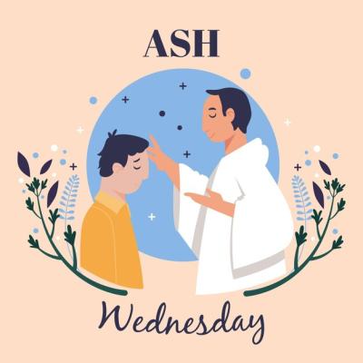 Ash Wednesday Celebration Illustrated – Free Download