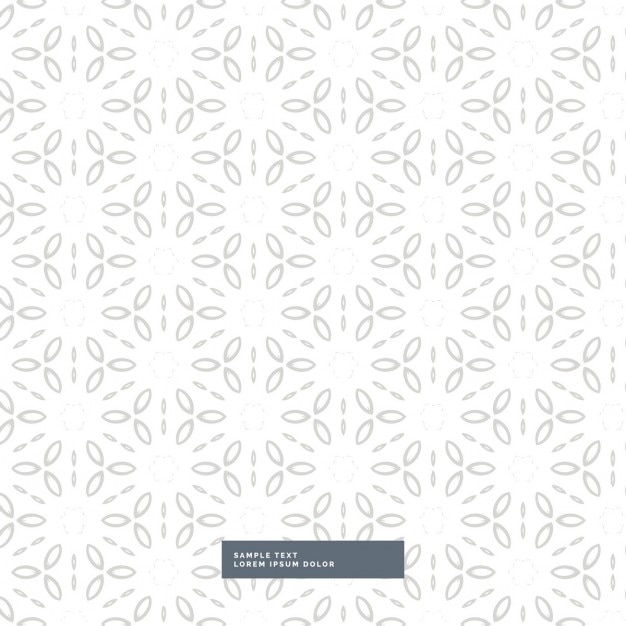 Elegant White Pattern of Abstract Shapes – Free Download