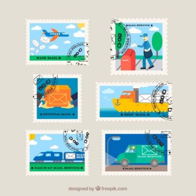 Stamps of Postal Service – Free to Download, Free Stock Photo