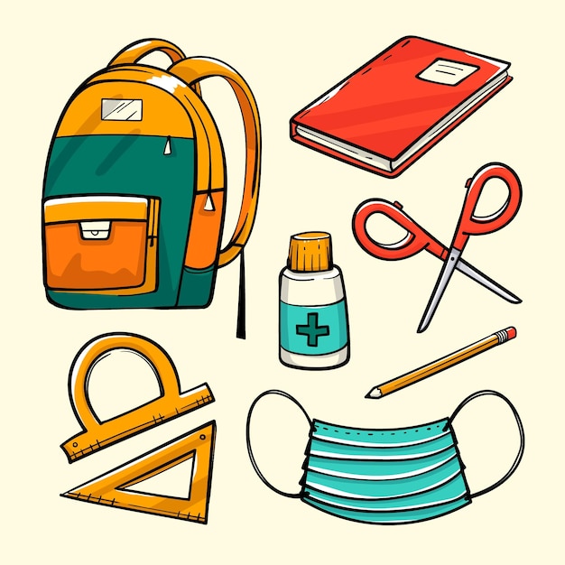 New Normal School Supplies: Free Download of High-Quality Stock Photos