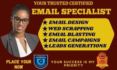 I Will Create Premium, Custom Designed HTML Email Leads, Mailchimp, Campaign Template