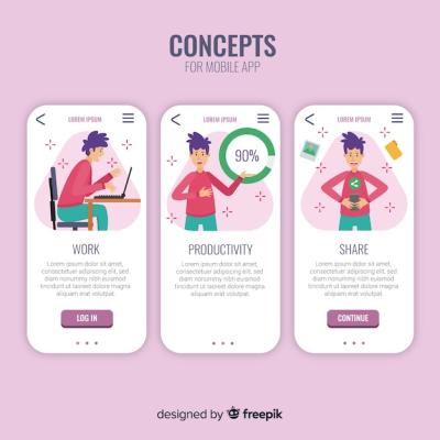 Hand Drawn Mobile App Concept – Free Stock Photo, Download Free