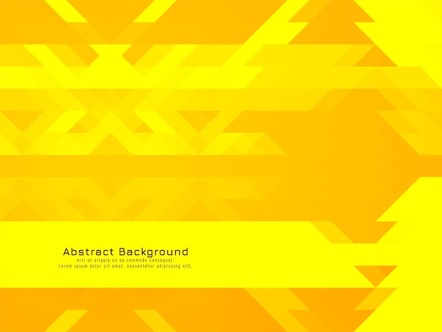 Yellow Triangular Mosaic Pattern: Modern Geometric Background Vector – Free Download