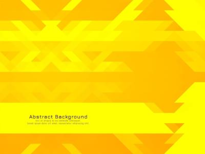 Yellow Triangular Mosaic Pattern: Modern Geometric Background Vector – Free Download