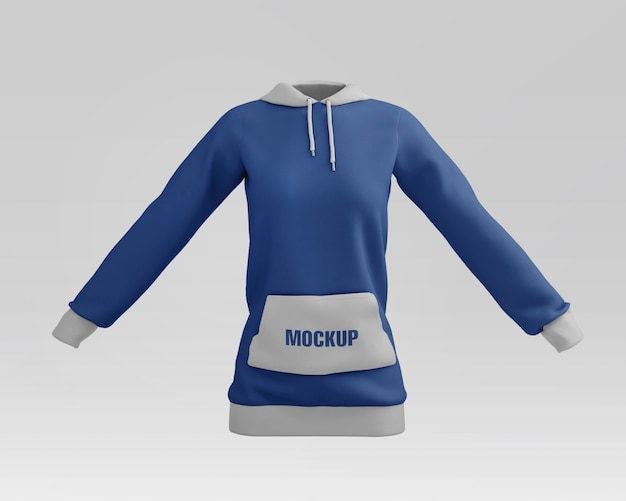 Women Hoodie Mockup PSD – Download Free Stock Photo