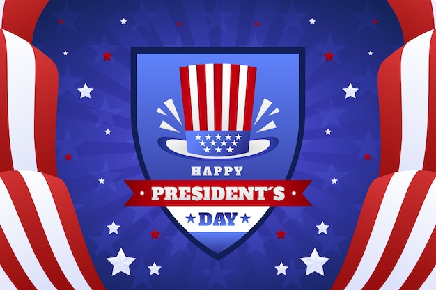 Gradient Presidents Day Background – Free to Download