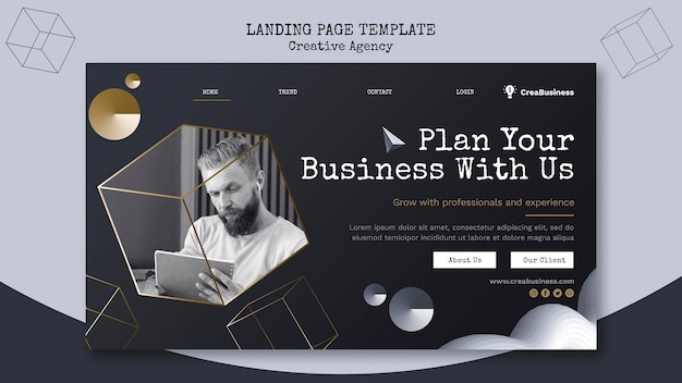 Business Partnering Company Landing Page Template – Free Download