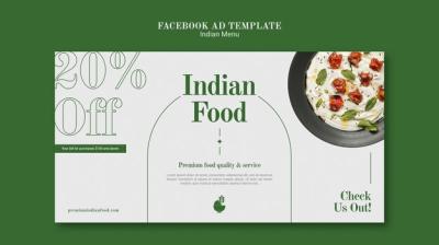 Indian Food Restaurant Social Media Promo Template – Free Download