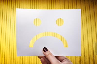 Sad and Depressed: Perforated Paper Background – Free Download