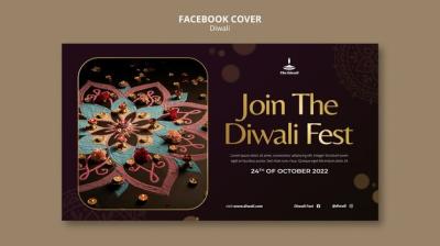 Diwali Celebration Facebook Cover – Free Download