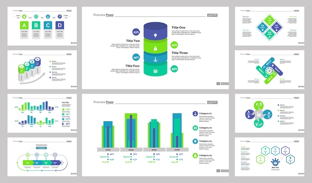 Ten Consulting Slide Templates Set for Free Download