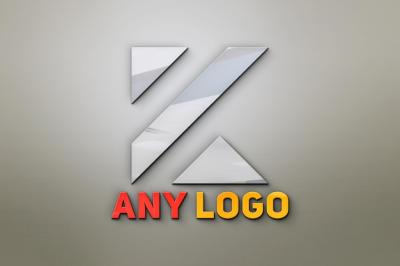 Glossy Logo Mockup – Free to Download High-Quality Stock Photo