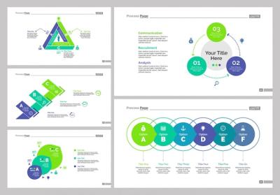 Five Management Slide Templates Set – Free to Download